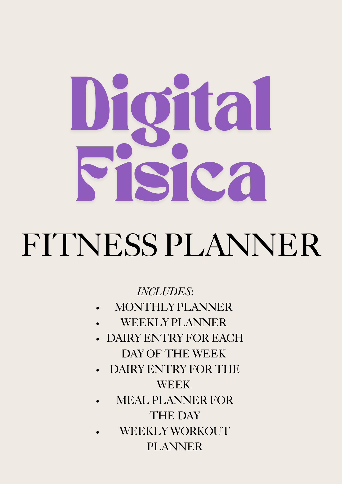 Fitness Planner by Digital Fisica